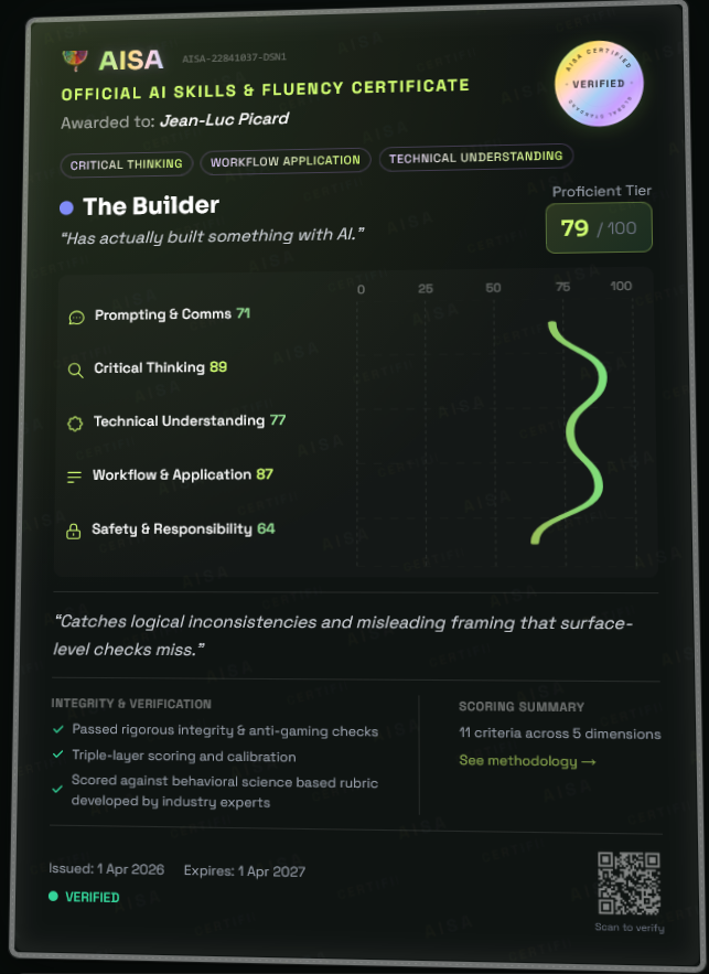AISA AI Skills Test  gallery image