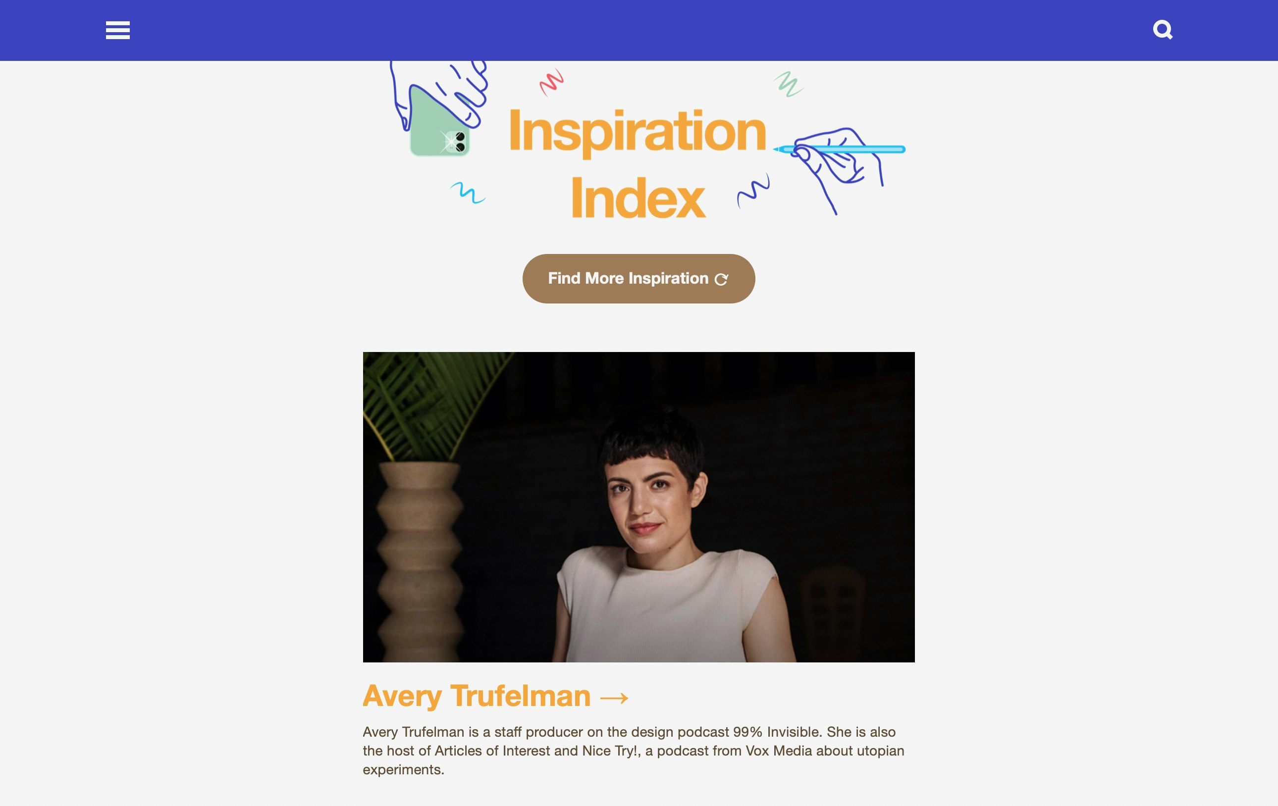 Inspiration Index gallery image