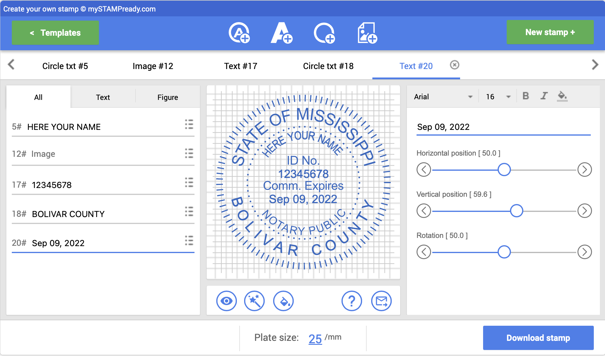 Mystampready Stamp Maker Online - 고무 스탬프 제조업체 온라인으로 나만의 인감을 만듭니다 미디어 2