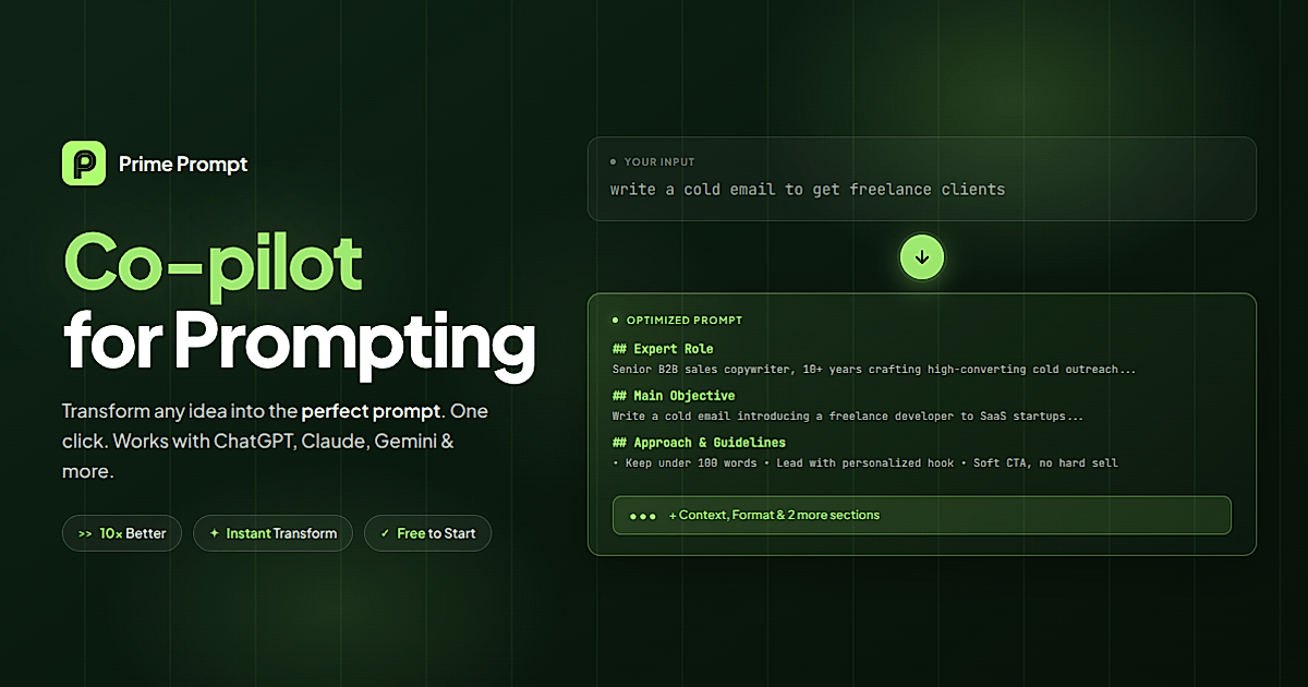 Prime Prompt gallery image