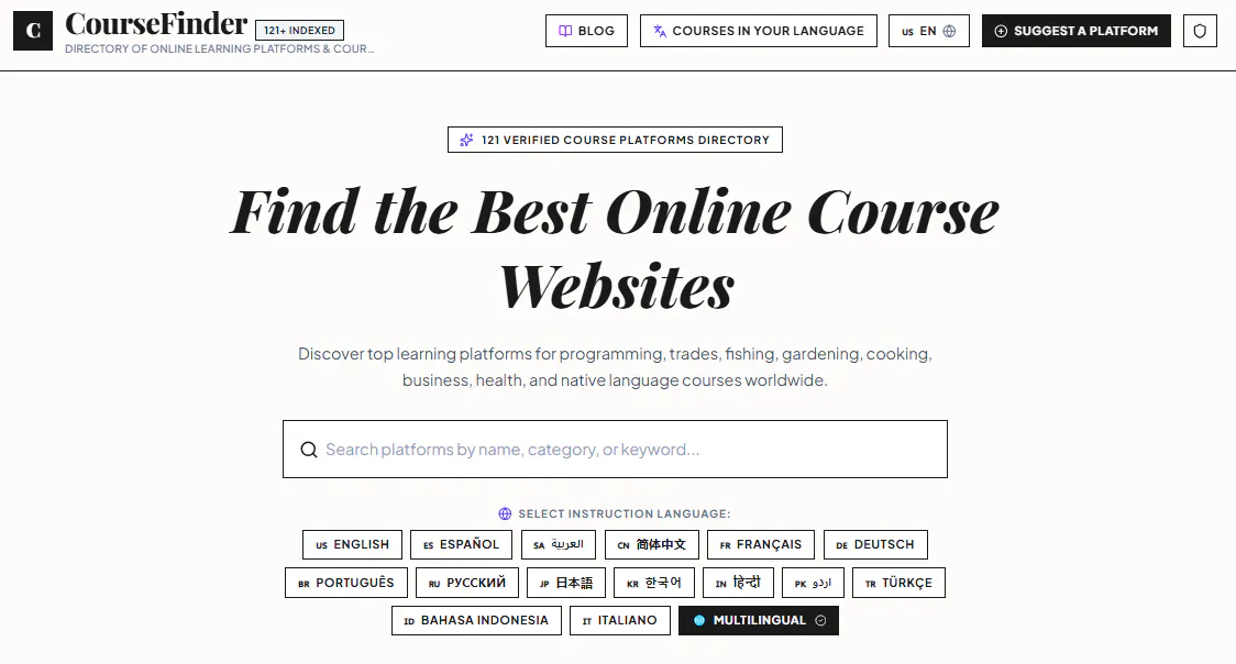 CourseFinder — Online Course Directory gallery image