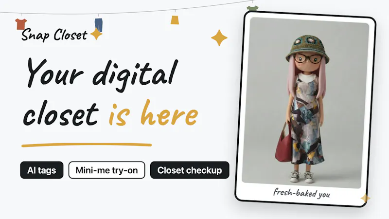 Snap Closet: Outfit & Wardrobe screenshot 1