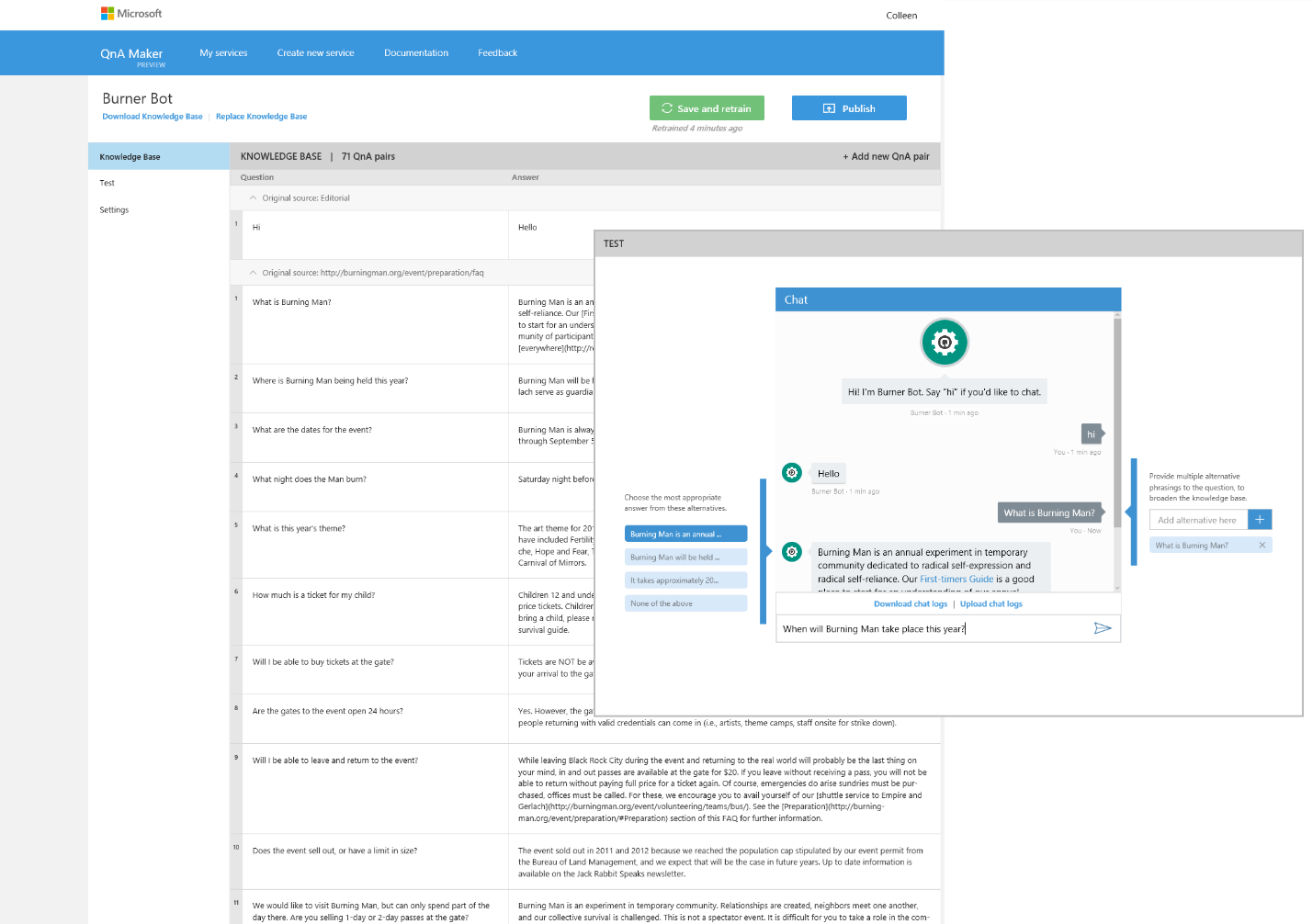 QnA Maker by Microsoft gallery image
