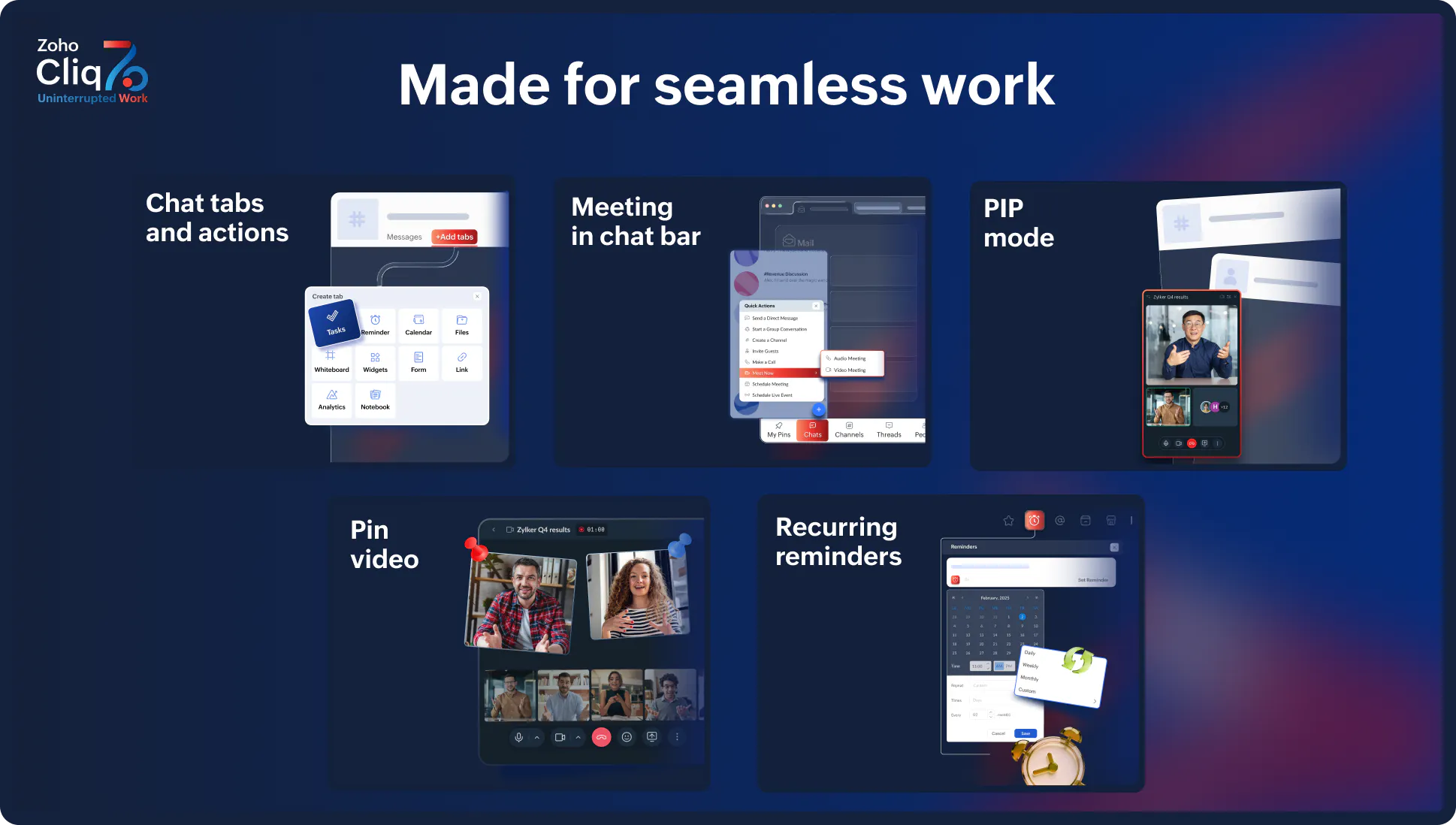 Zoho Cliq 7.0 screenshot 2