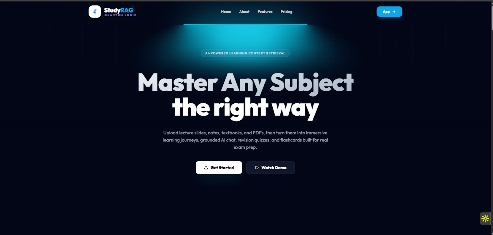StudyRAG screenshot 3