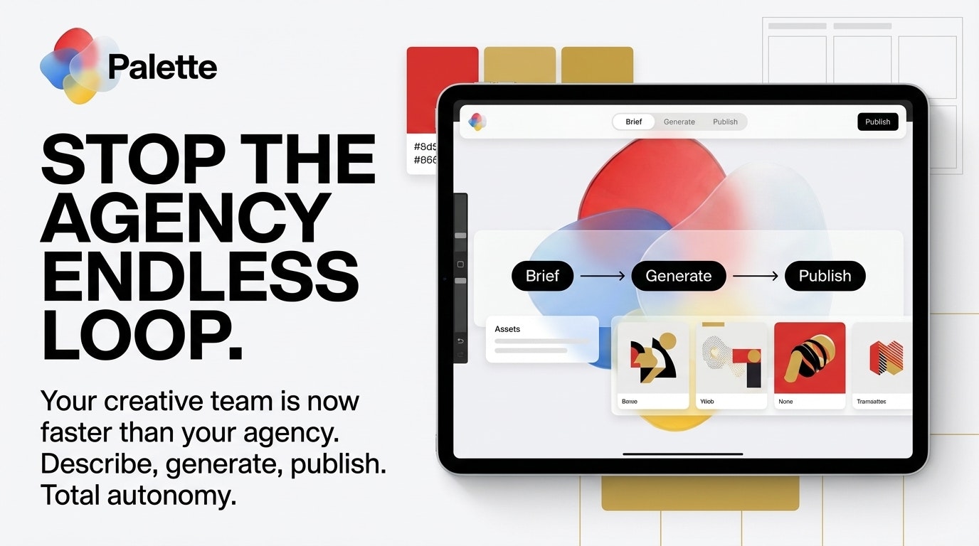 Palette — Brand visuals in 60 seconds - Screenshot 4 showing product features and functionality