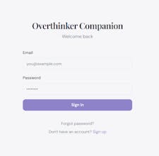 Overthinker Companion gallery image