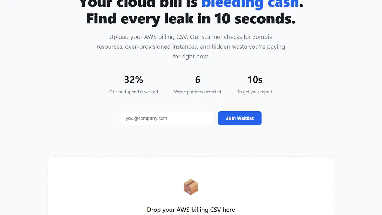 CloudSaver AI product