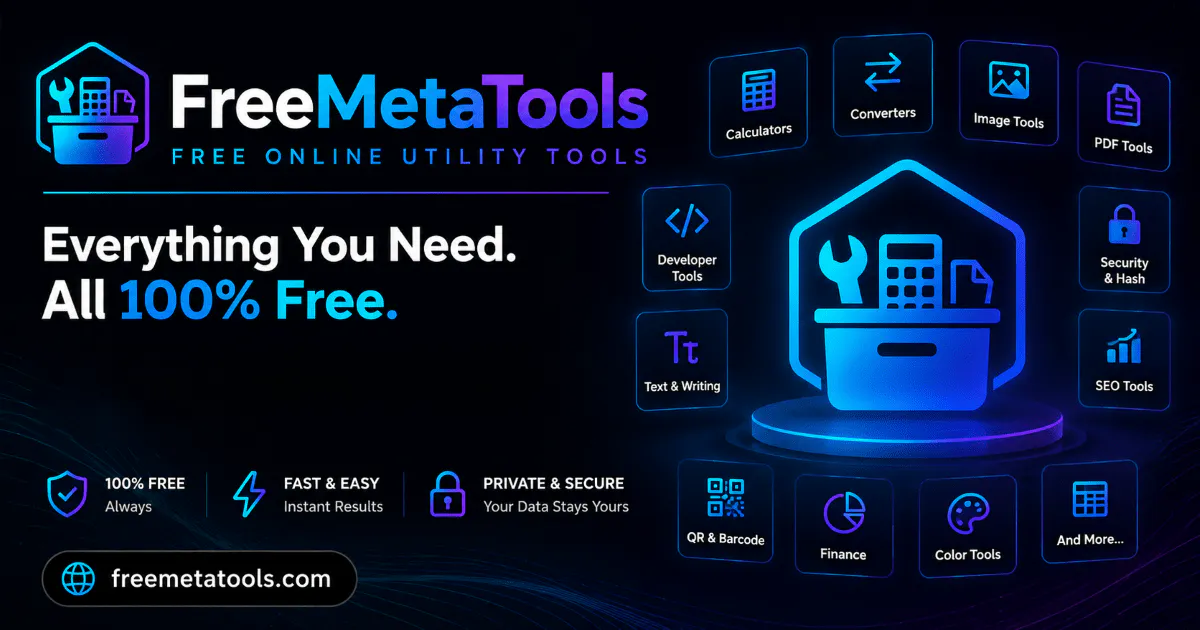FreeMetaTools: Free Online Utility Tools gallery image