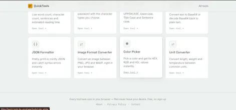 QuickTools gallery image