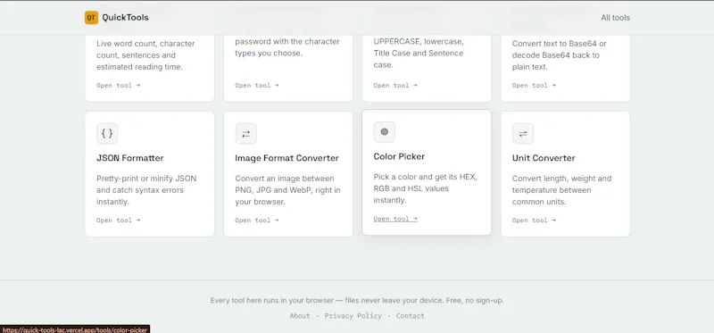 QuickTools screenshot 3