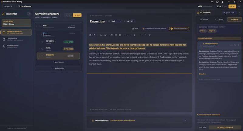 LoneWriter screenshot 4