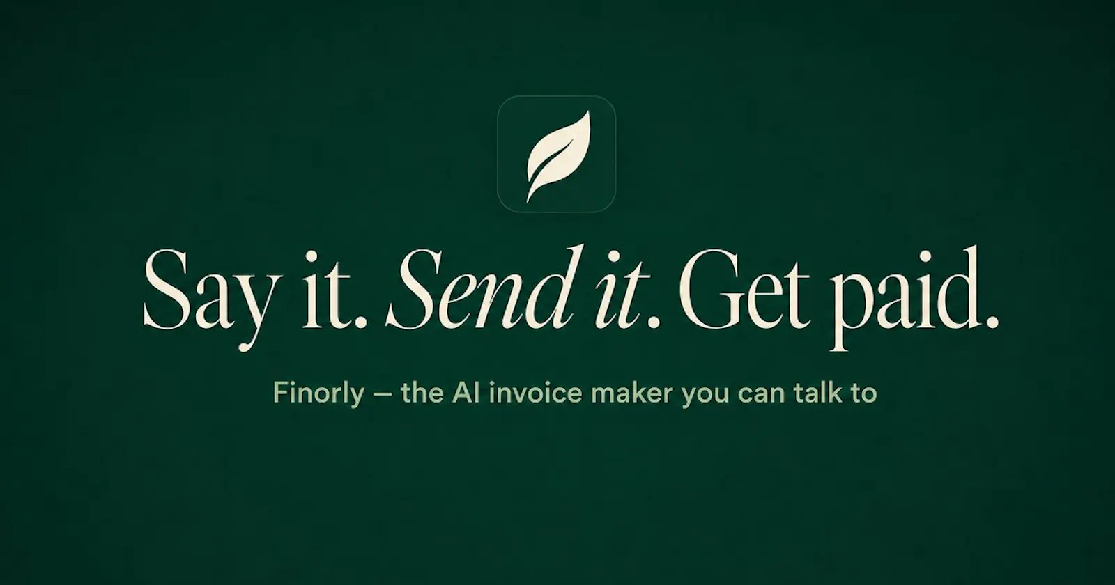 Finorly Invoice screenshot 1