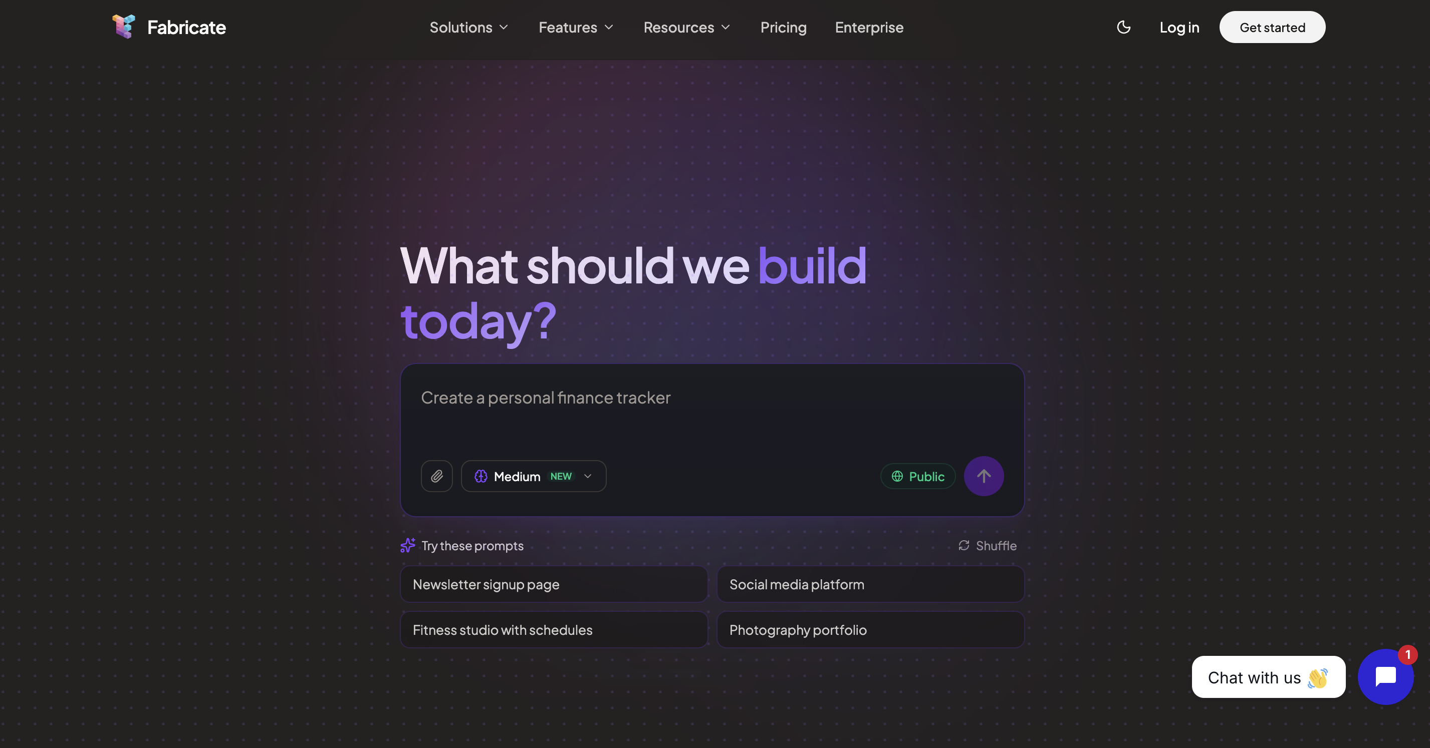 Fabricate - Screenshot 2 showing product features and functionality