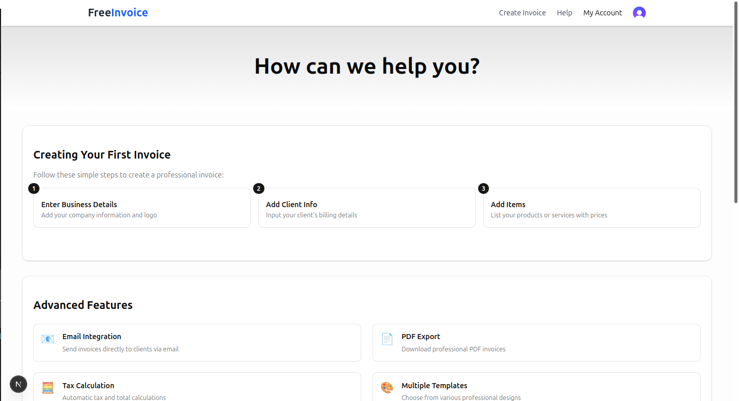 Free Invoice Generator gallery image