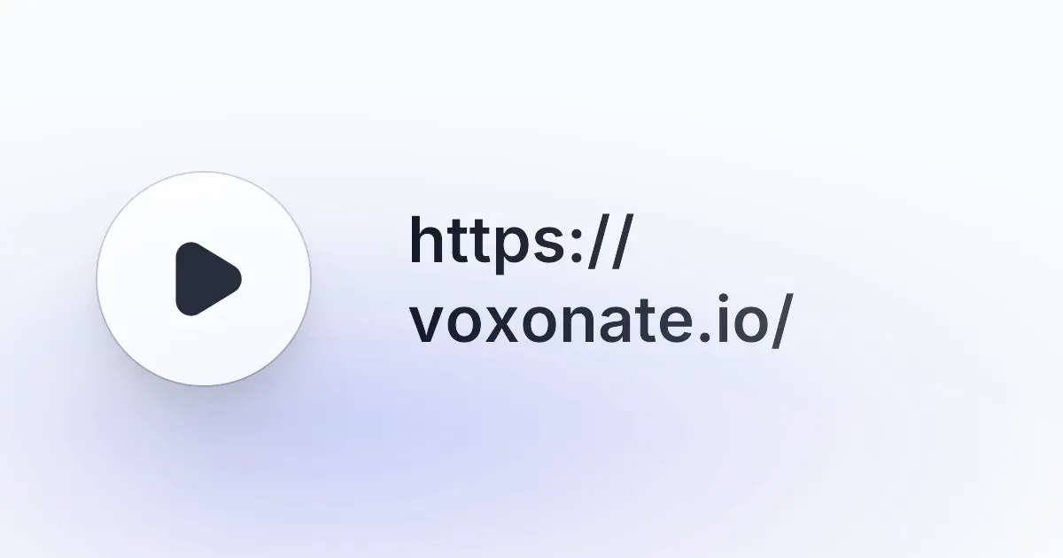 Voxonate — Parametric AI Voice Studio gallery image