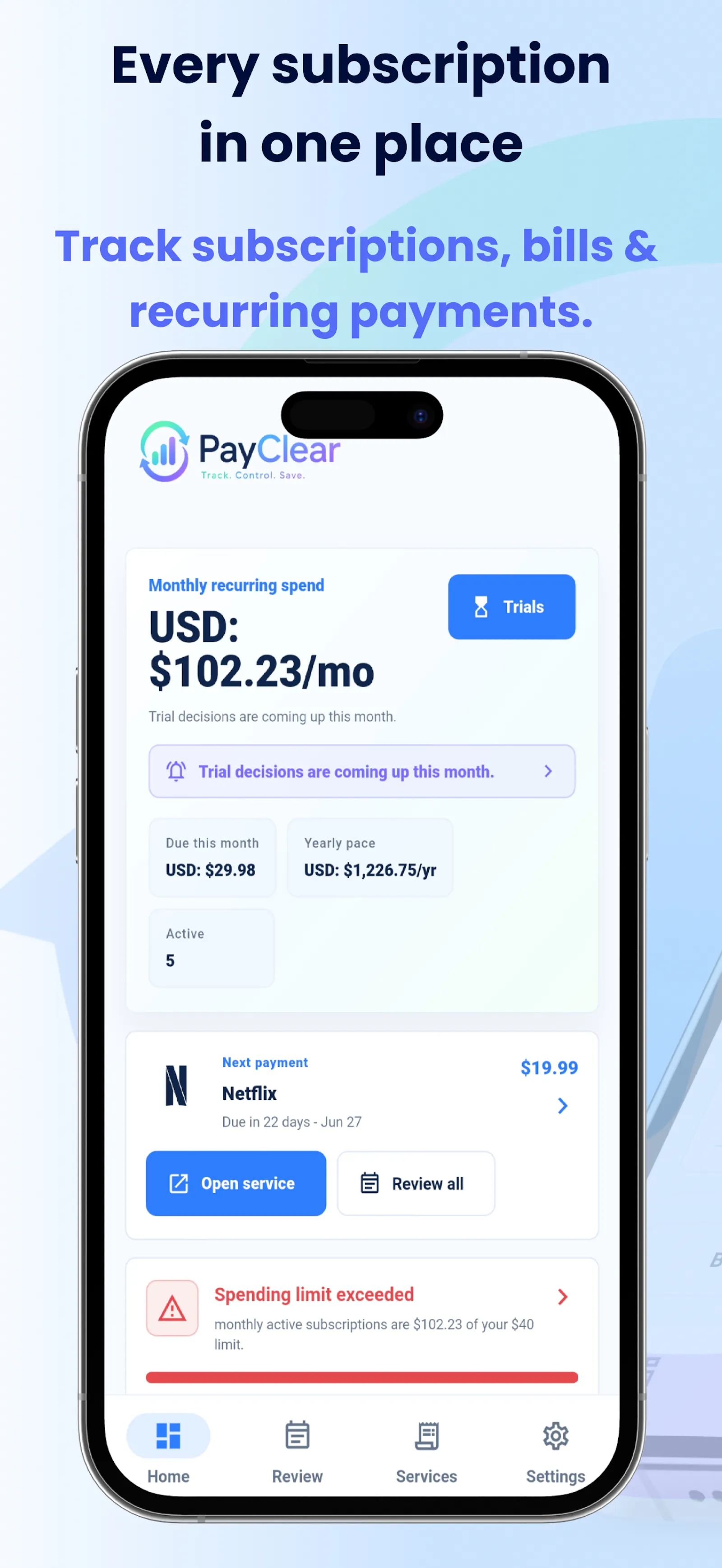 PayClear screenshot 1