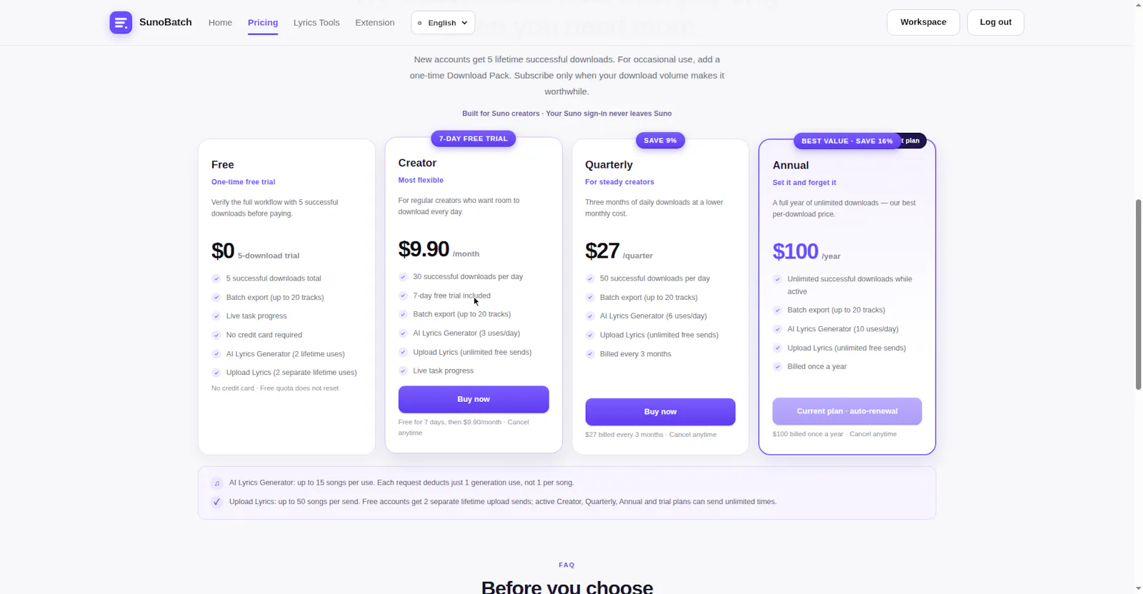 SunoBatch screenshot 5