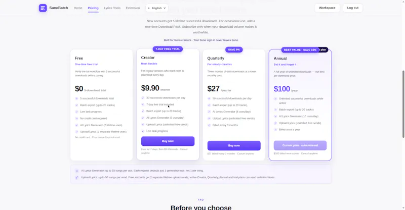 SunoBatch screenshot 5