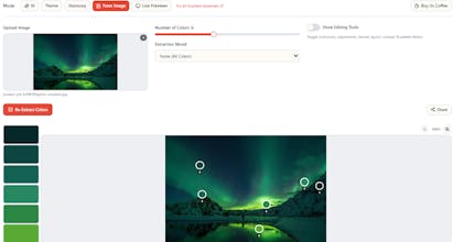 EnigmaEasel - AI Color Palette Generator gallery image