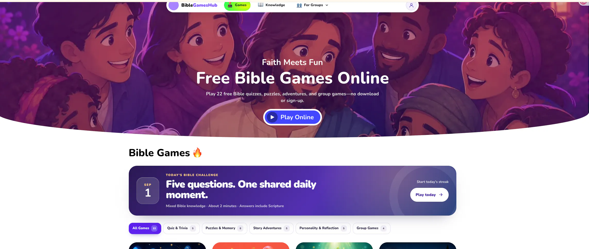BibleGamesHub gallery image