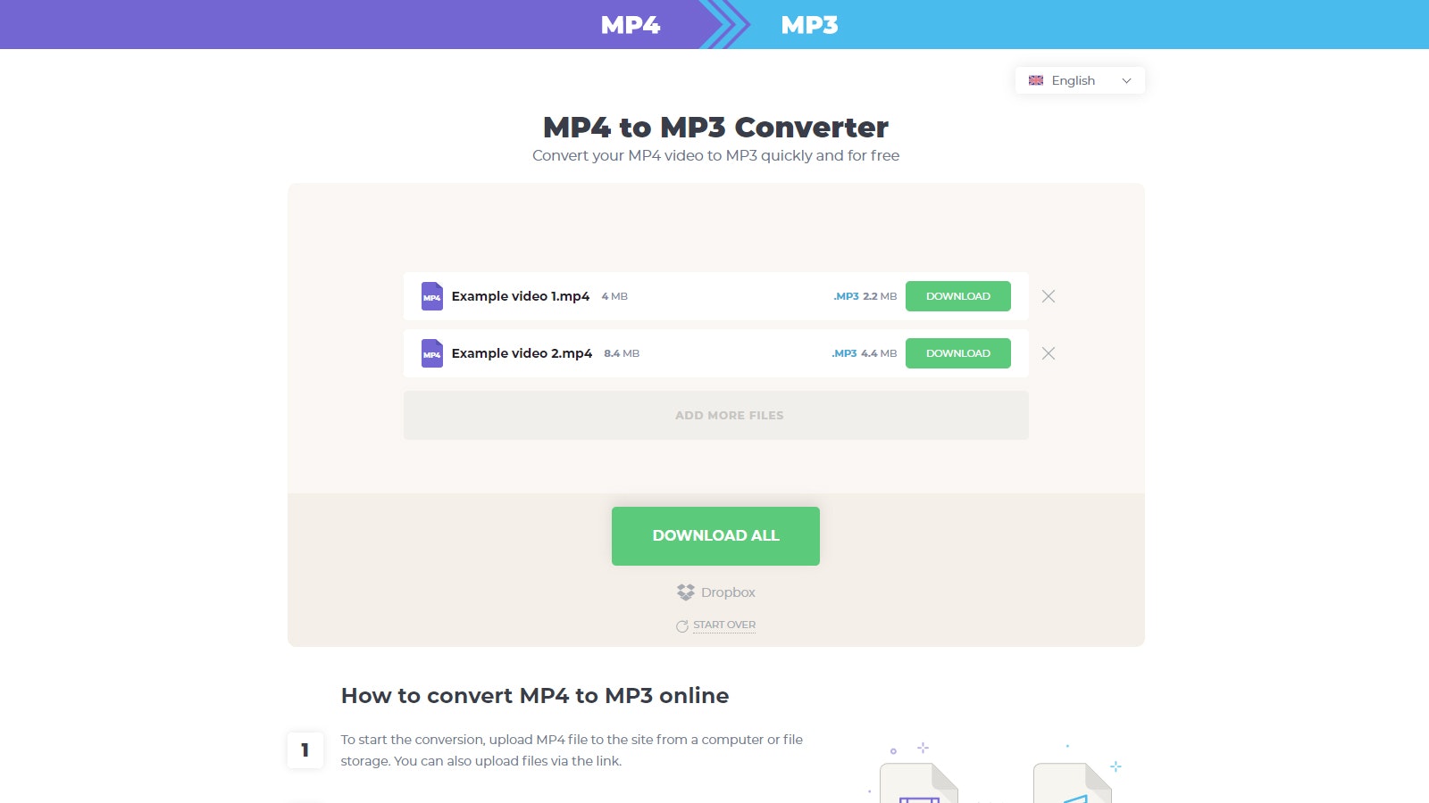 MP4 to MP3 Converter gallery image