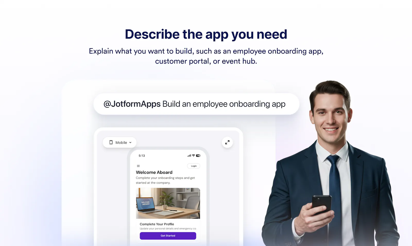 Jotform App Builder for ChatGPT & Claude screenshot 3
