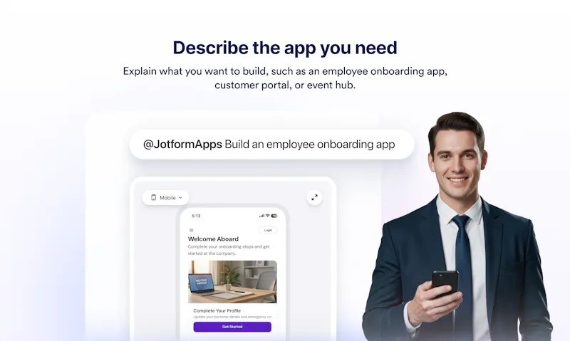 Jotform App Builder for ChatGPT & Claude screenshot 3