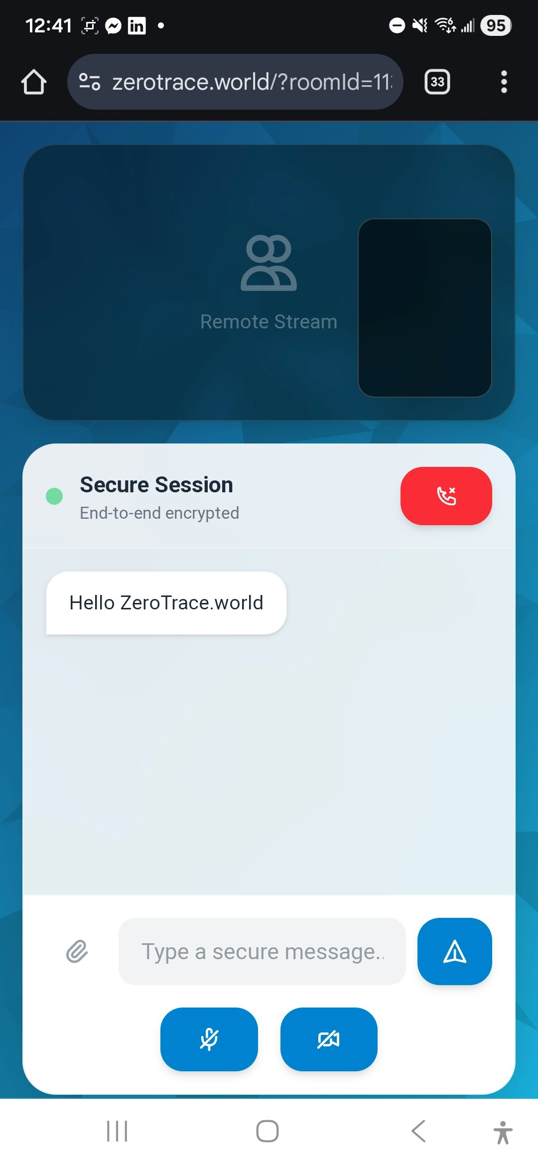 ZeroTrace Encrypted P2P Chat gallery image