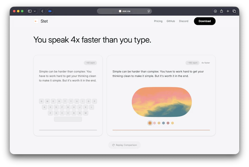 Stet screenshot 2