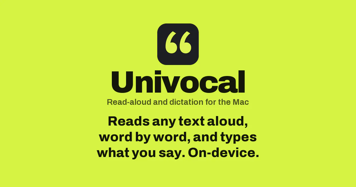 Univocal gallery image