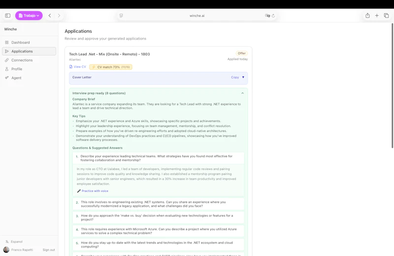 Winche screenshot 10