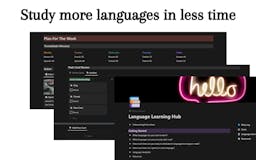 Language Learning Template with Notion media 3