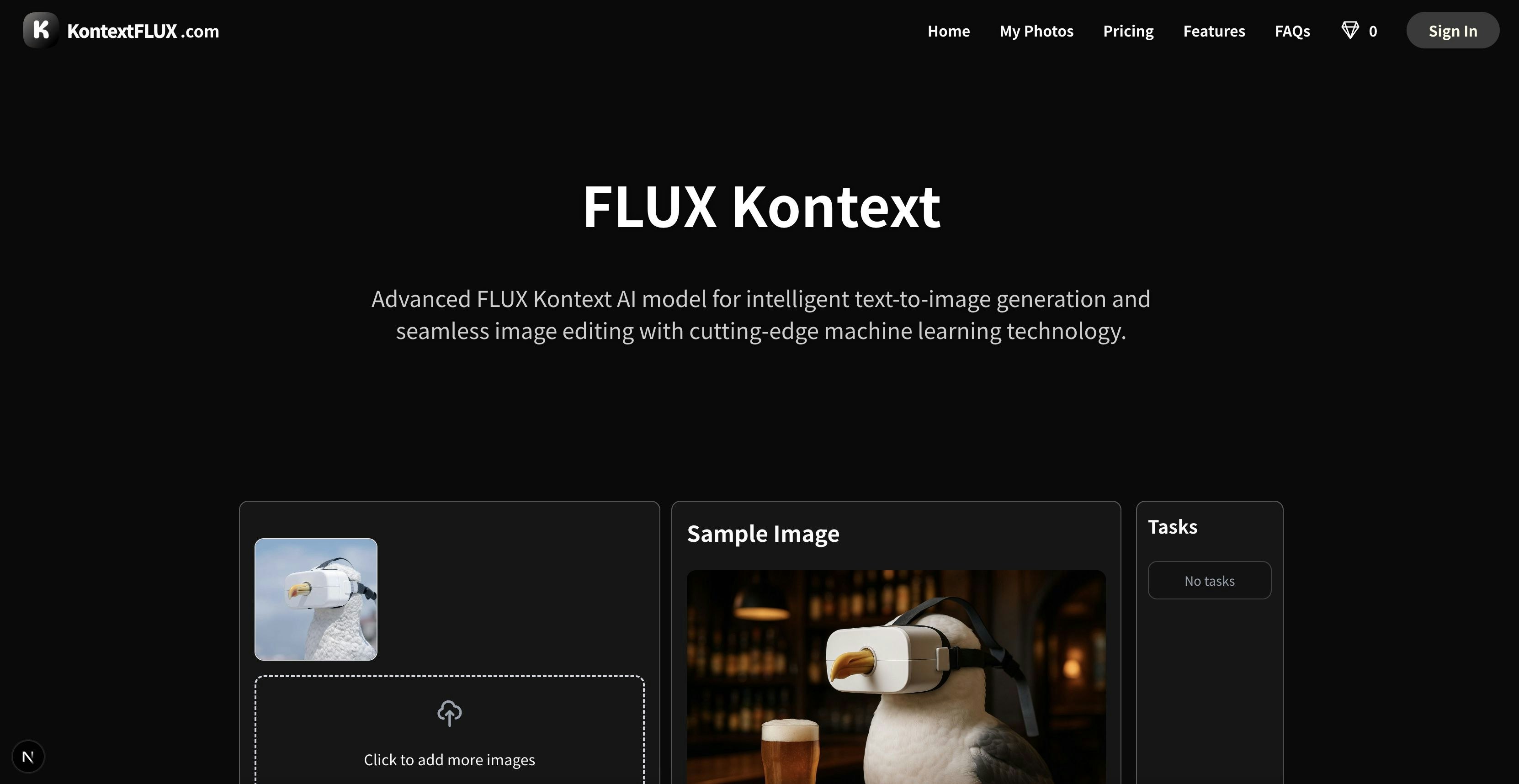 FLUX Kontext screenshot 1