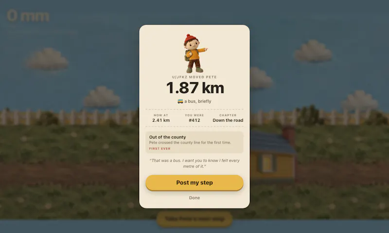 How far can Pete go? screenshot 2