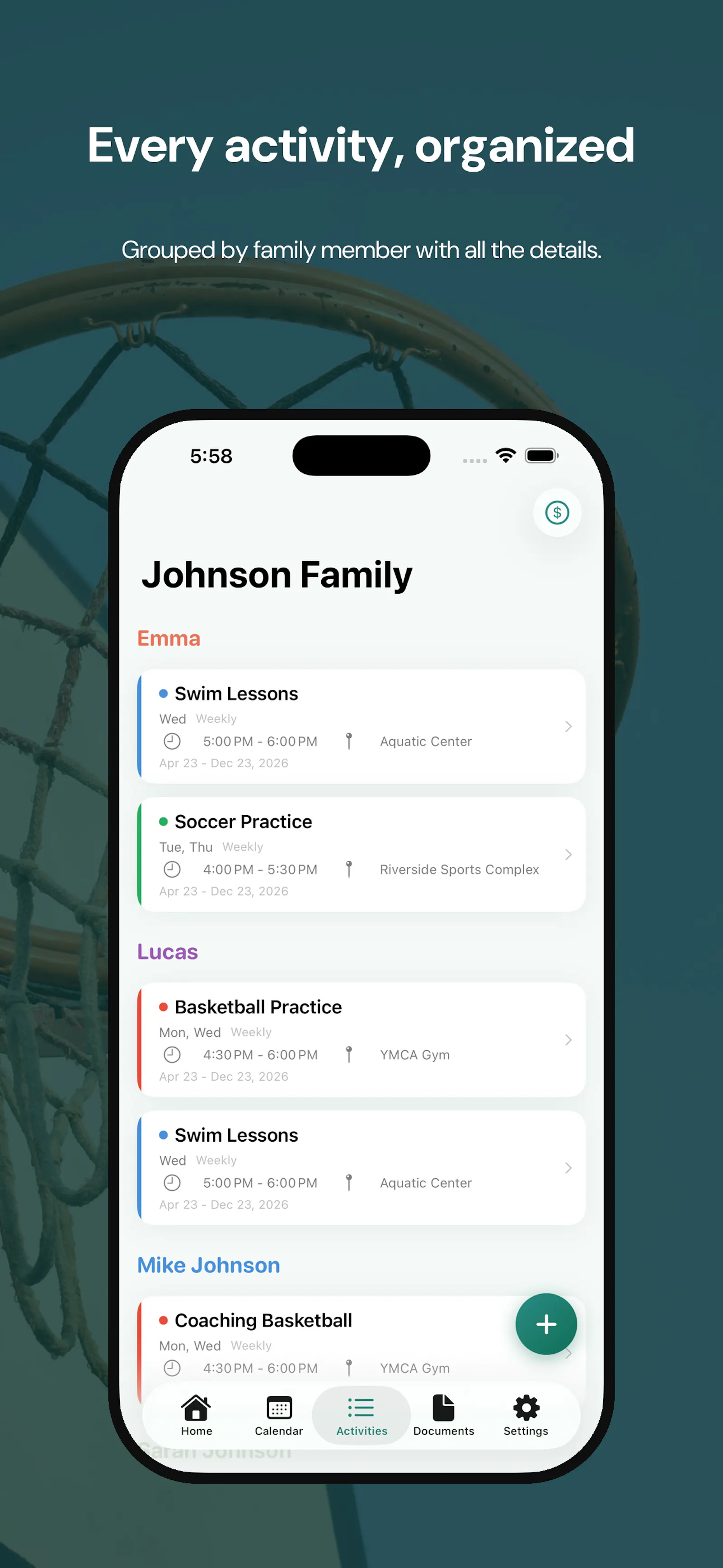 Cadence — Your Family's Activity Hub screenshot 4