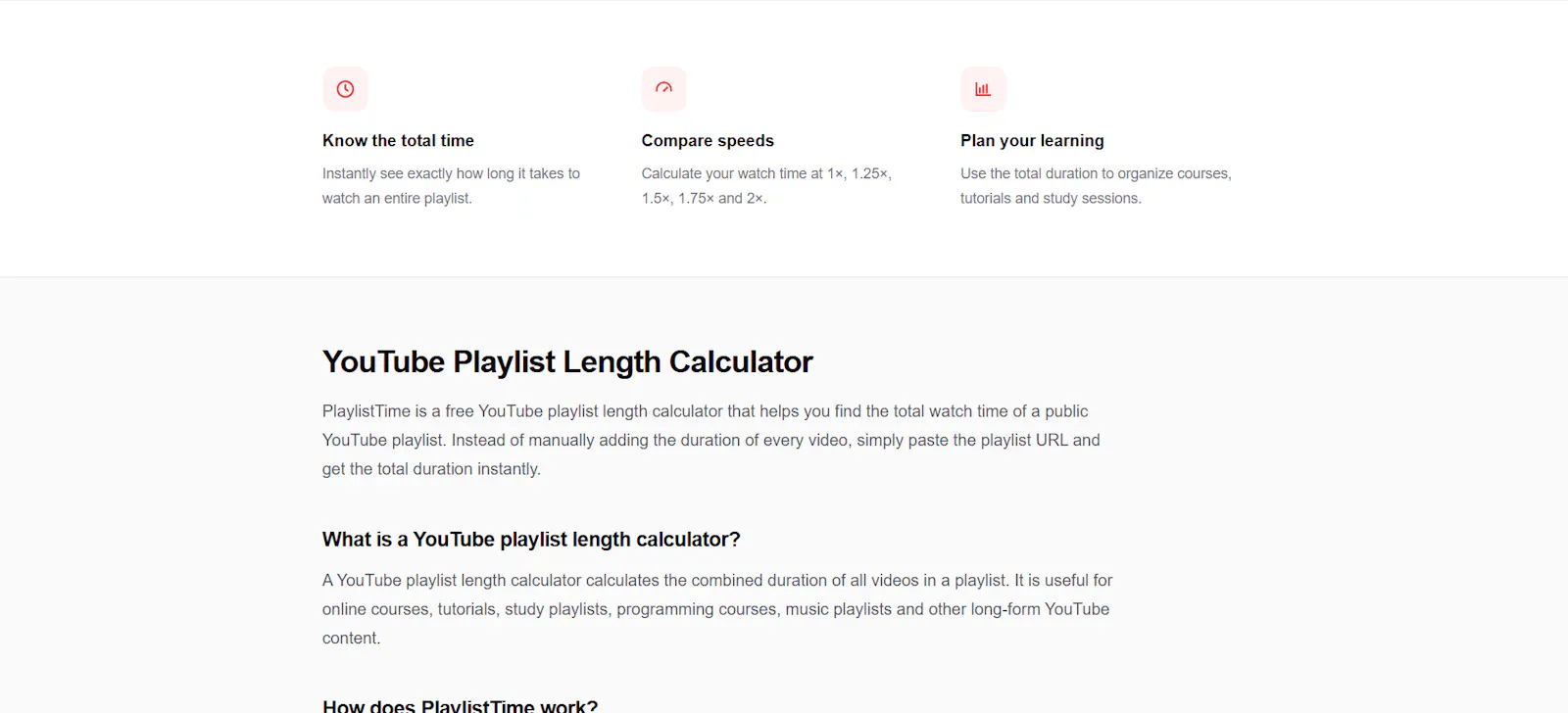 youtube-playlist-length-calculator screenshot 3