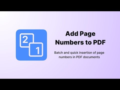 Add Page Numbers to PDF gallery image