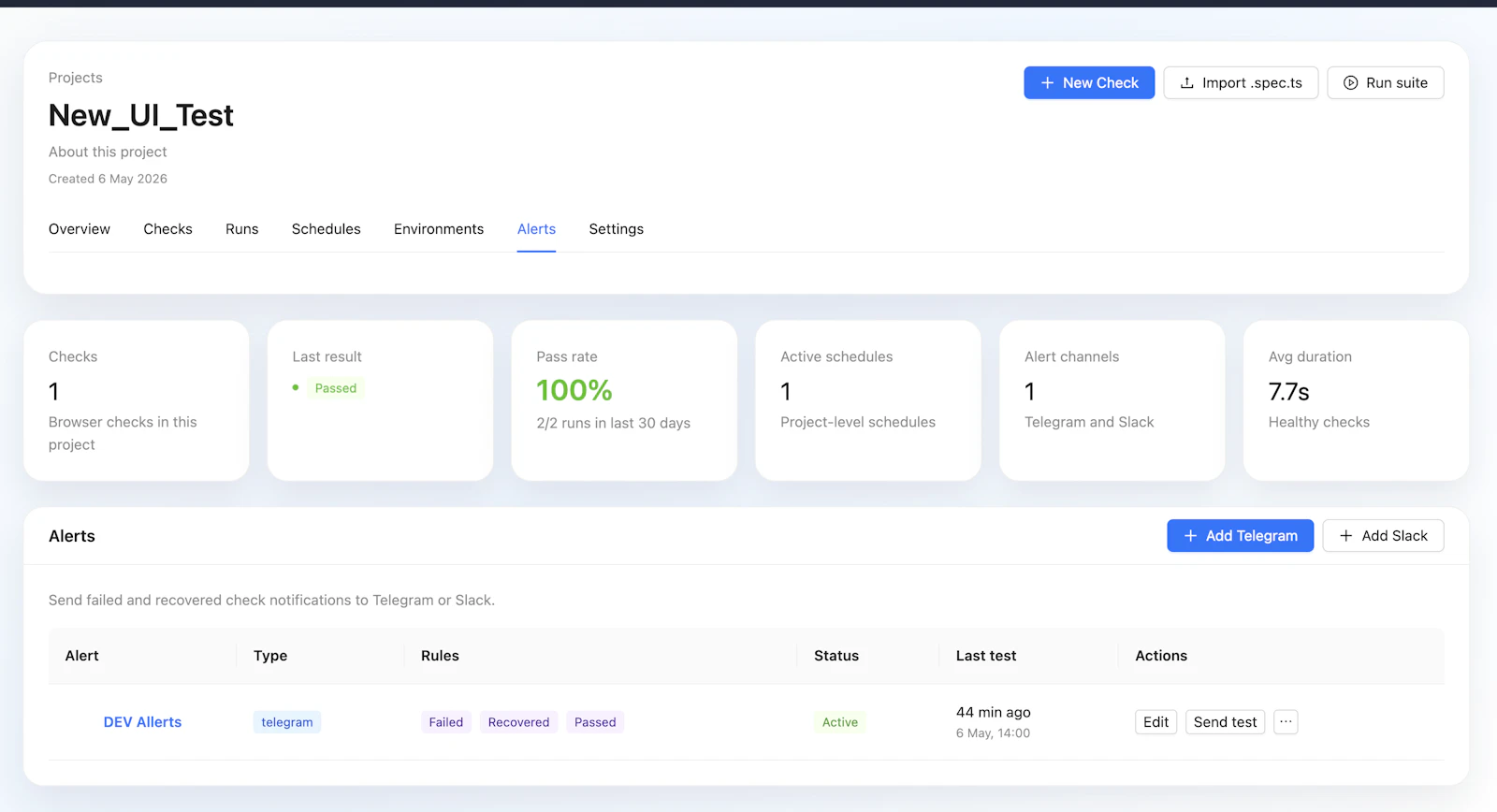 WrightTest: Open Source QA screenshot 3