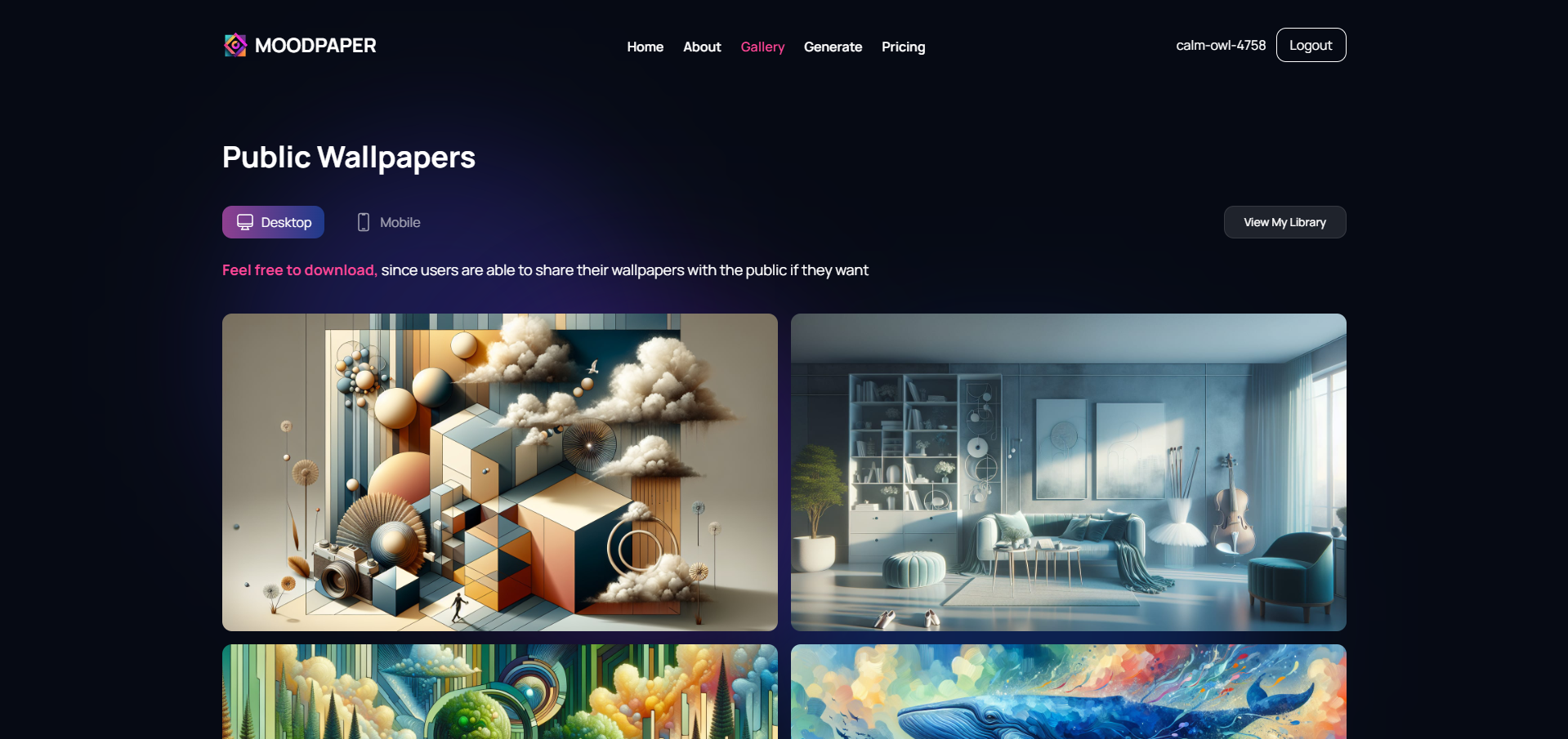 Moodpaper gallery image