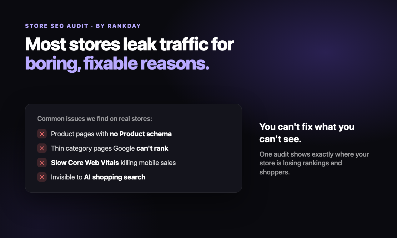 Store SEO Audit gallery image
