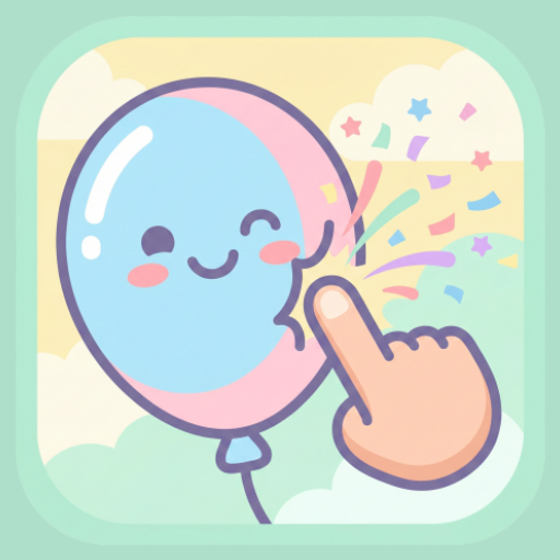 Balloon Pop Infinite - Product Hunt launch logo and brand identity