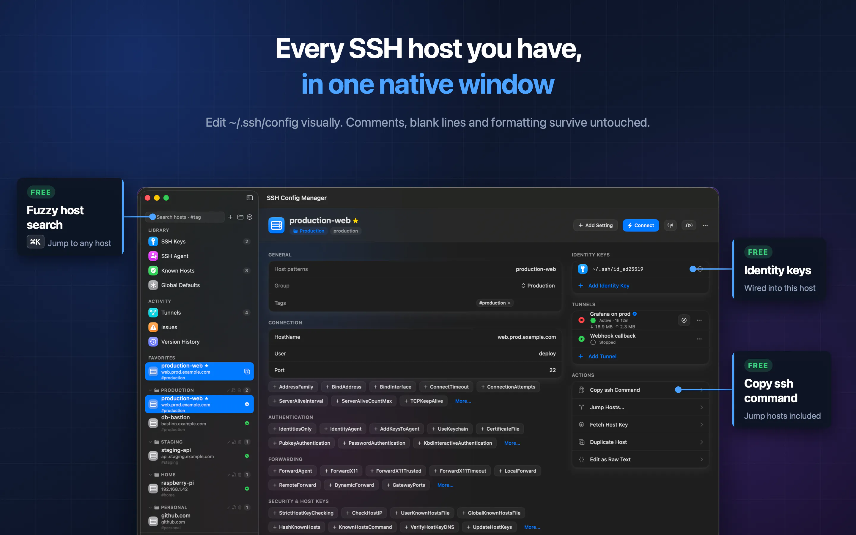 SSH Config Manager gallery image