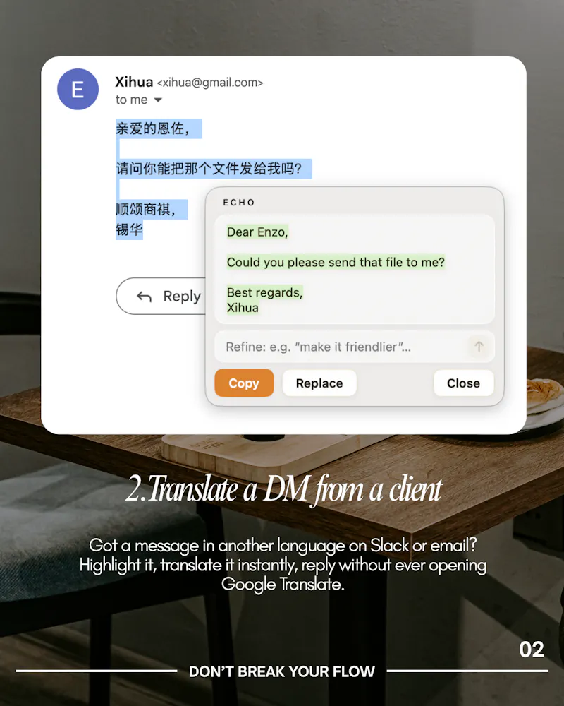 Echo screenshot 7