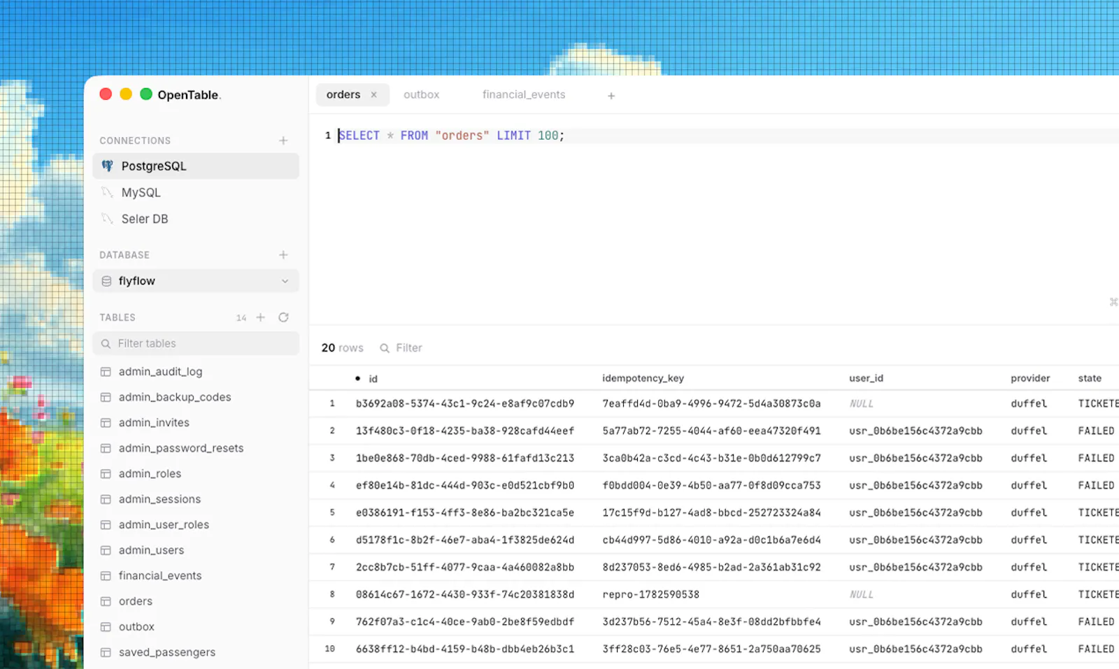 OpenTable screenshot 1