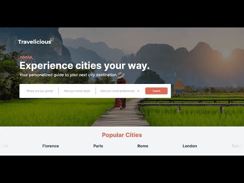 startuptile Travelicious (Beta)-Your personalized guide to your next city destination