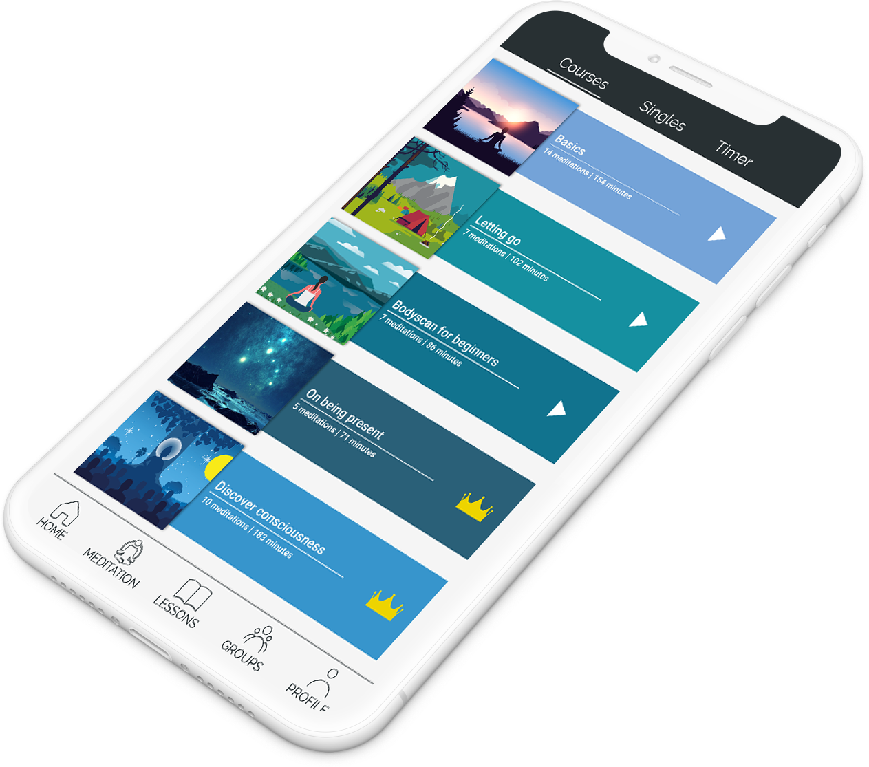 EmpowerGurus - Your own meditation app. gallery image