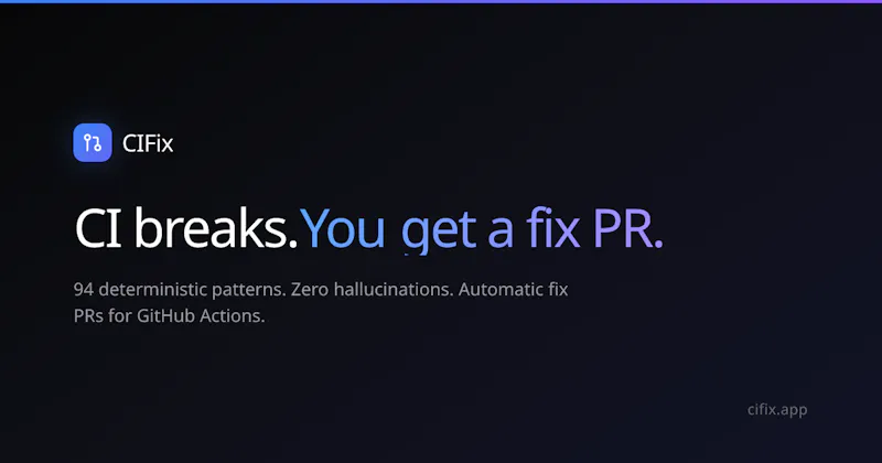 CIFix screenshot 1