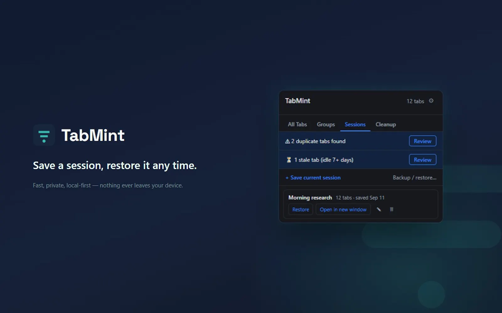 TabMint screenshot 5