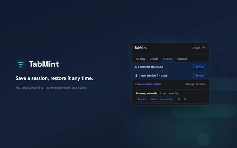 TabMint screenshot 5